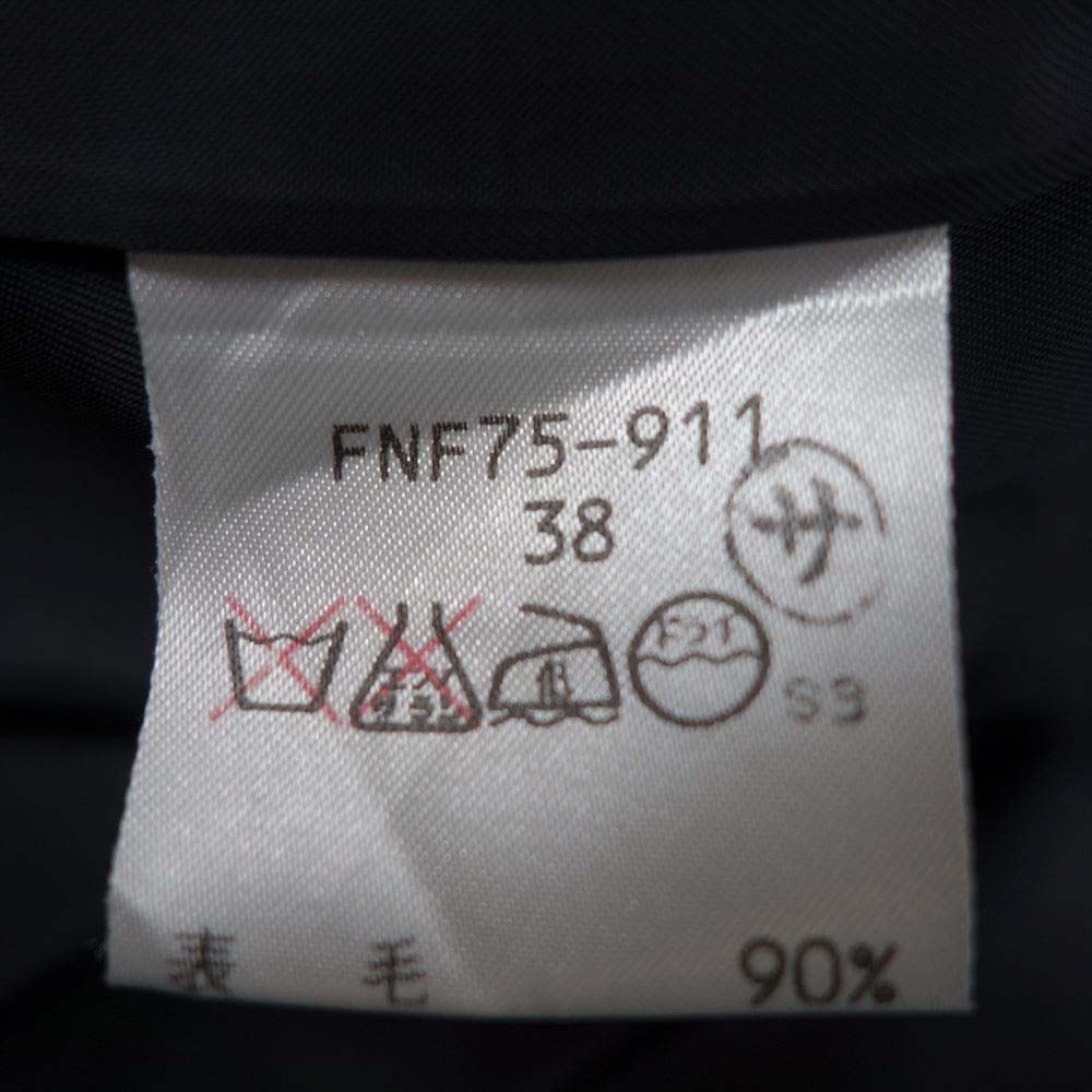 BURBERRY BLUE LABEL バーバリーブルーレーベル フード付き ウール コート グレー系 38【中古】