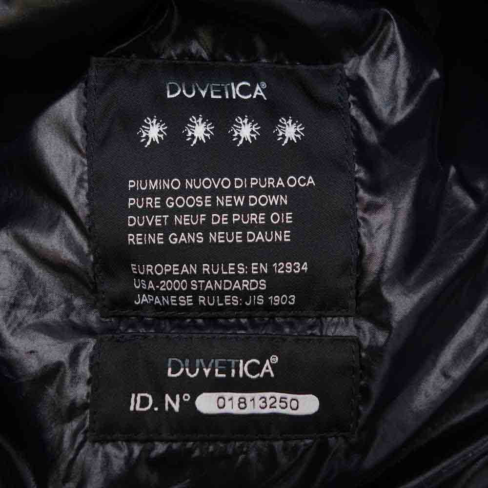 DUVETICA デュベティカ Hydrogen ハイドロゲン アニマルワッペン ダウンベスト ブラック系 46【中古】
