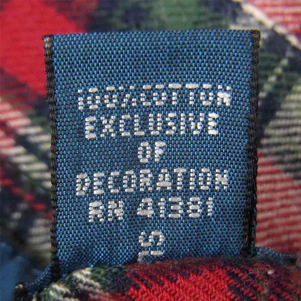 RALPH LAUREN ラルフローレン CUSTOM FIT ポニー刺繍 チェック フランネル ボタンダウン 長袖 シャツ レッド系 L【中古】