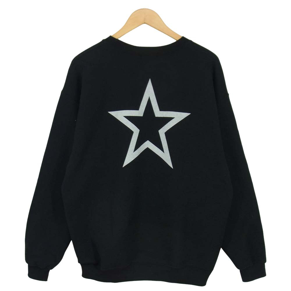 VANSON バンソン × Mr.OLIVE クルーネック スウェット ブラック系 L【中古】