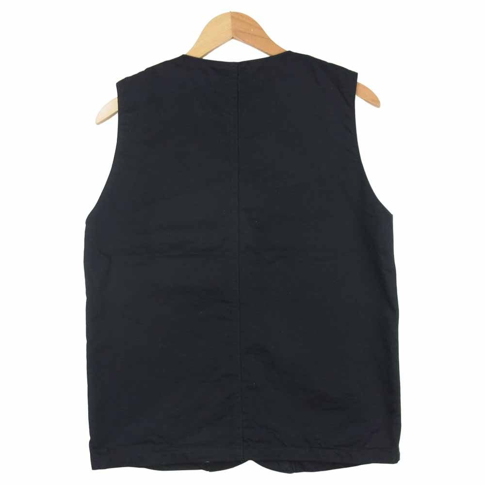 CALEE キャリー コットン ベスト ブラック系 L【中古】