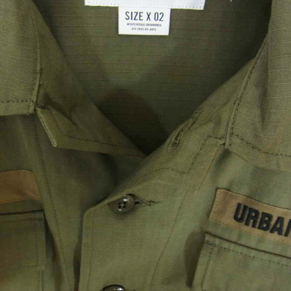 WTAPS ダブルタップス 202WVDT-SHM01 JUNGLE LS/NYCO RIPSTOP CORDURA ジャングル 長袖 シャツ コーデュラ リップストップ ミリタリー ジャケット M【中古】
