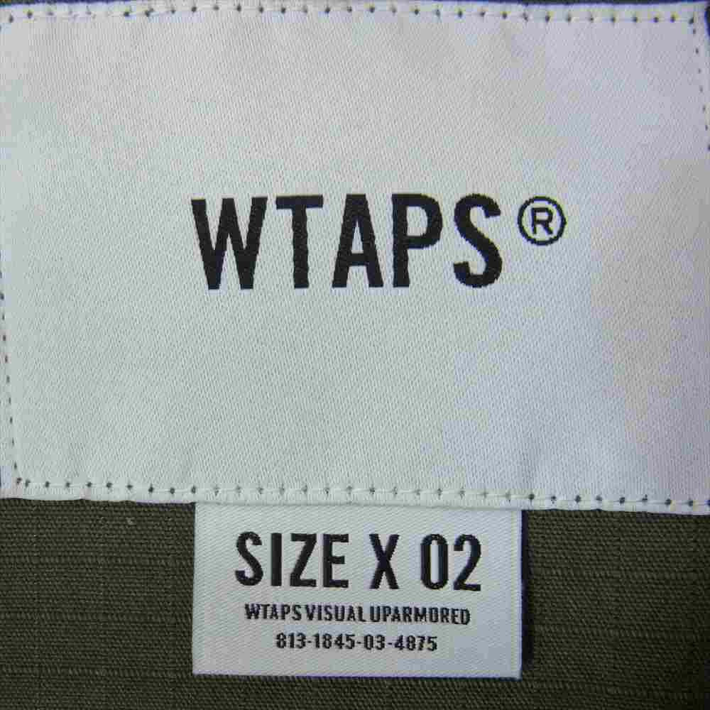 WTAPS ダブルタップス 202WVDT-SHM01 JUNGLE LS/NYCO RIPSTOP CORDURA ジャングル 長袖 シャツ コーデュラ リップストップ ミリタリー ジャケット M【中古】