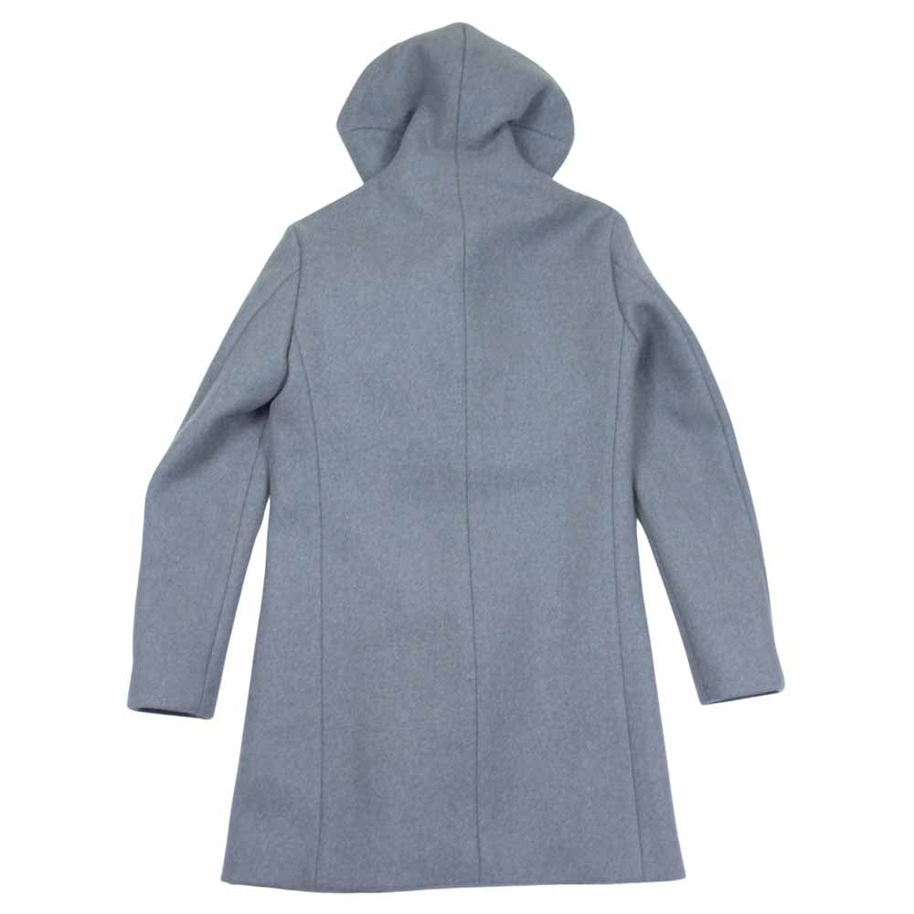 m junhashimoto カシミア混メルトンスタンドカラーコート m