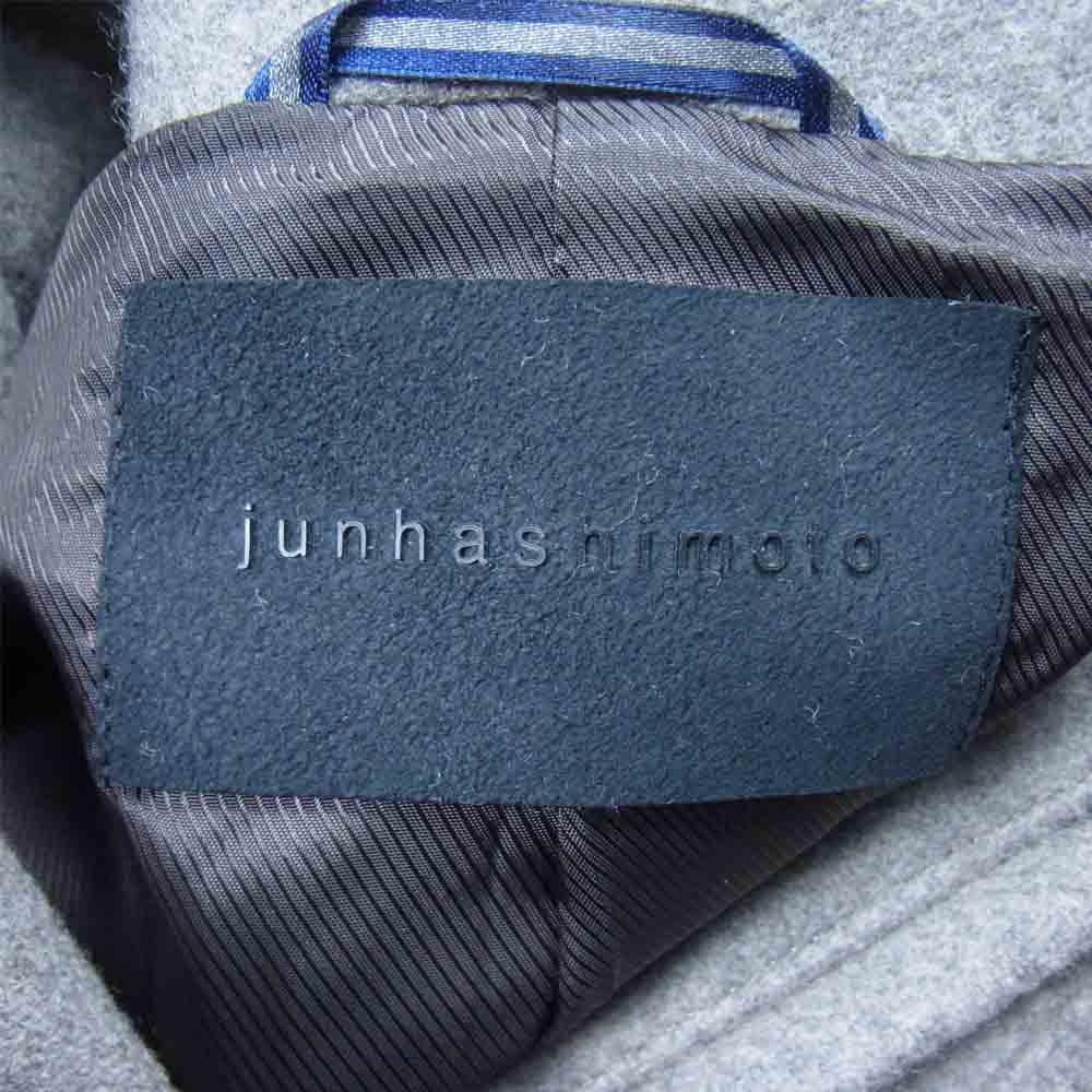 junhashimoto ジュンハシモト 20AW WRAP COAT CASHMERE MELTON 1012020013 カシミヤ混 メルトン ラップ コート グレー系 2【美品】【中古】