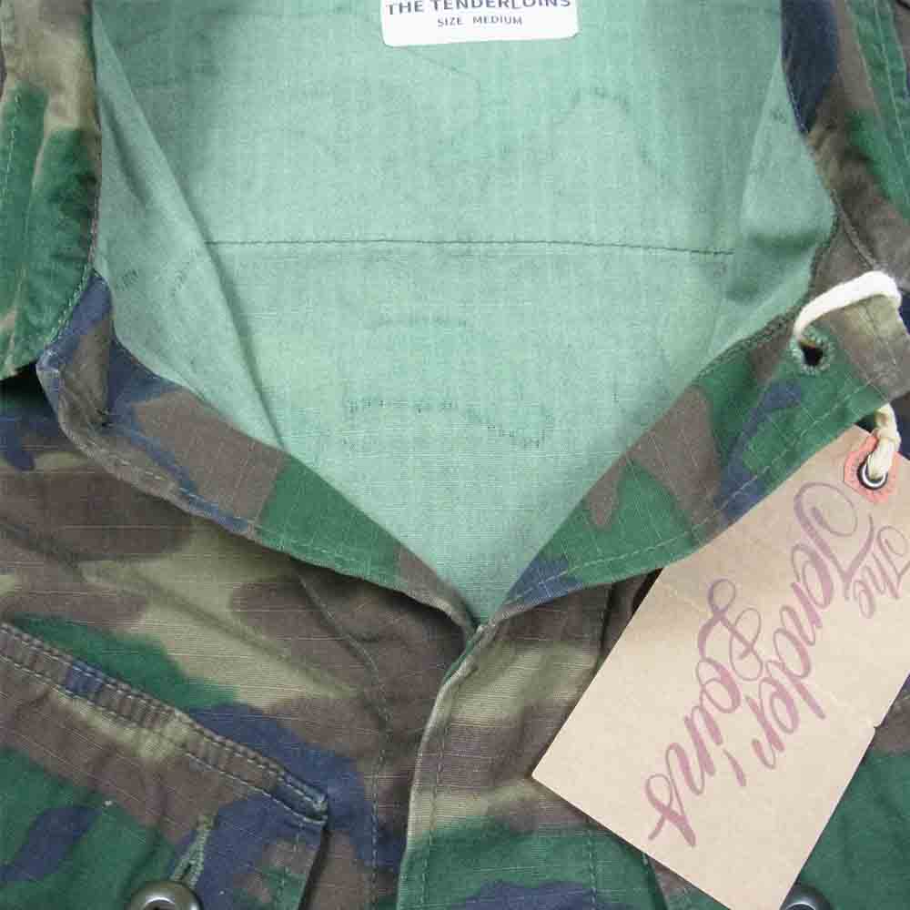 TENDERLOIN テンダーロイン T-ARMY JKT JF 迷彩 カモフラ ミリタリー ジャケット CAMO M【美品】【中古】