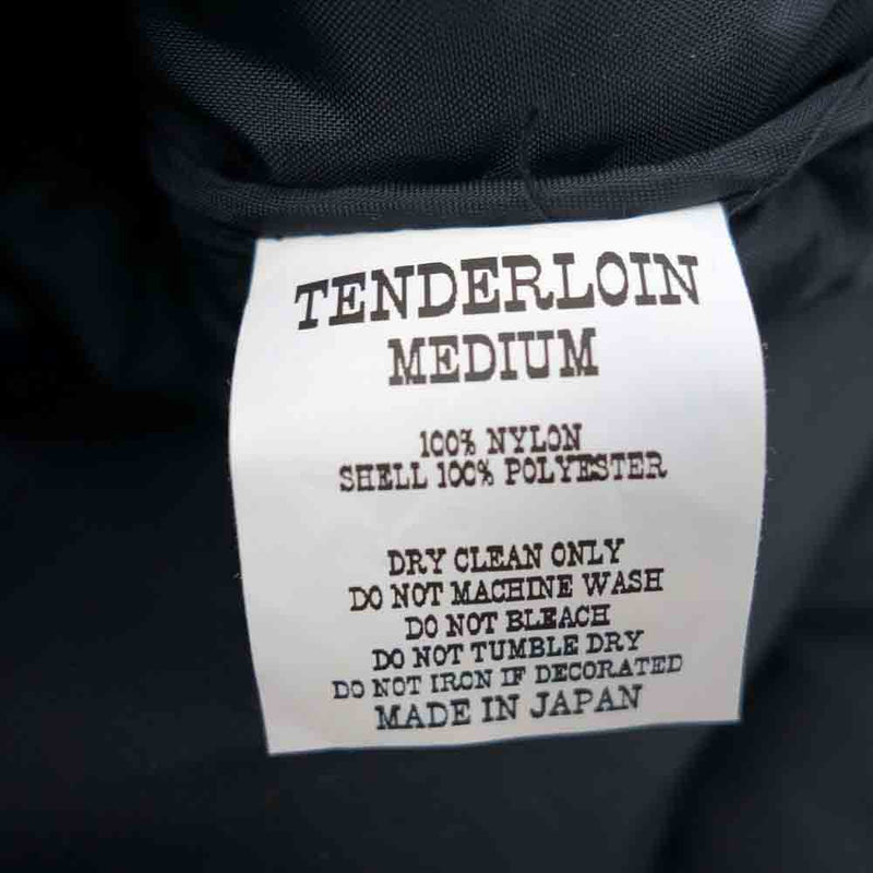 TENDERLOIN テンダーロイン T-NRA RACING VEST レーシング 中綿ベスト ブラック系 M【中古】
