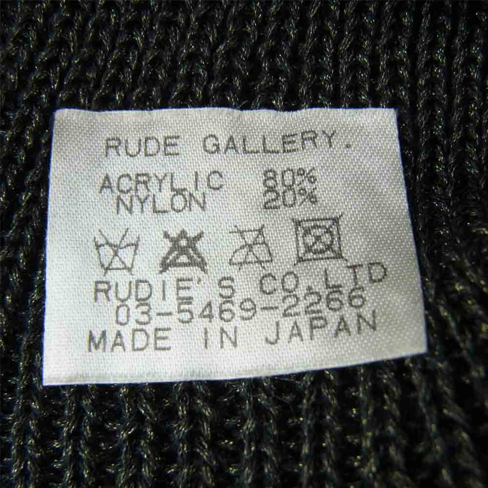 RUDE GALLERY ルードギャラリー アクリル ニット キャップ カーキ系【中古】