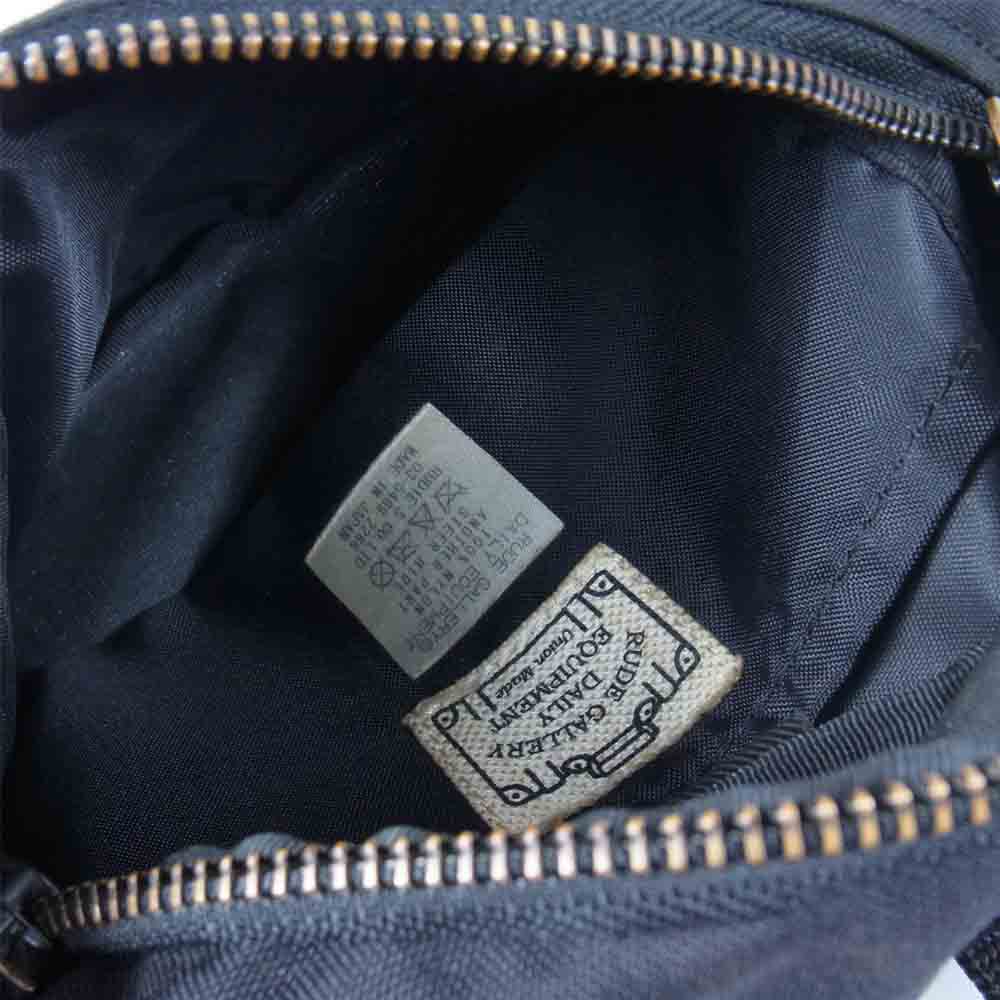 RUDE GALLERY ルードギャラリー DAILY EQUIPMENT レザー パッチ ナイロン ボディバッグ ブラック系【中古】
