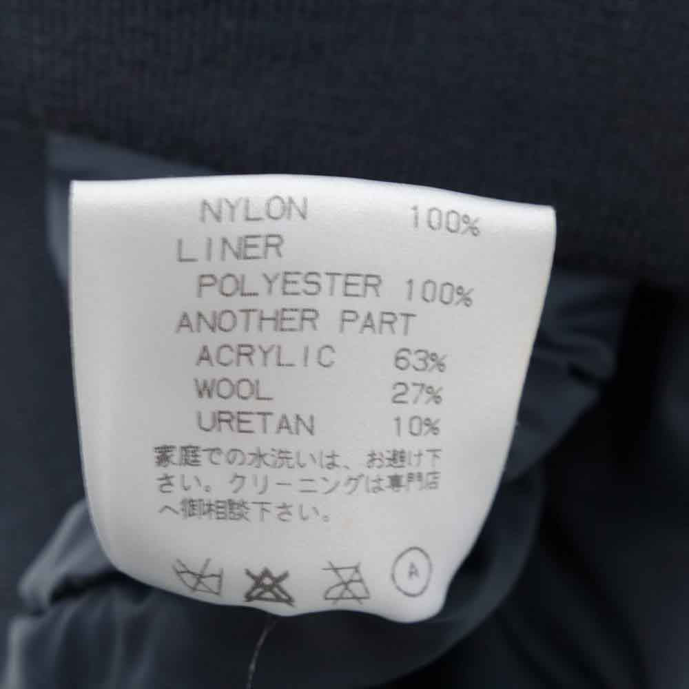 RUDE GALLERY ルードギャラリー BLACK REBEL ブラックレベル 袖ワッペン リブ切替 ナイロン ブルゾン ブラック系 S【中古】