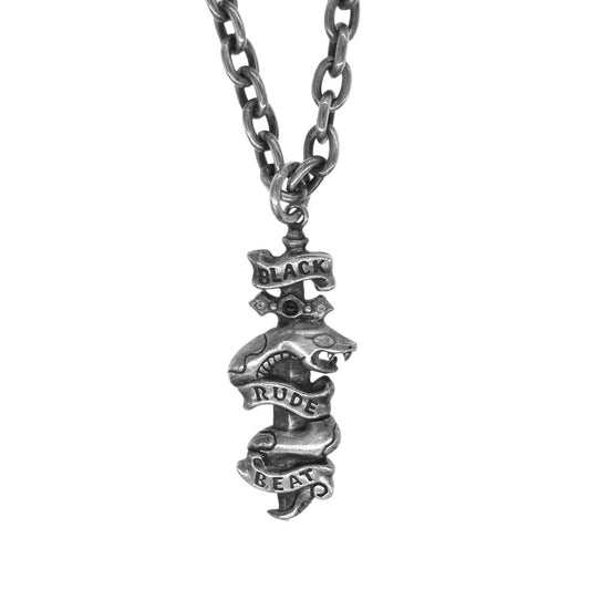 RUDE GALLERY ルードギャラリー BLACK RUDE BEAT ブラック ルード ビート スネーク ペンダント【中古】