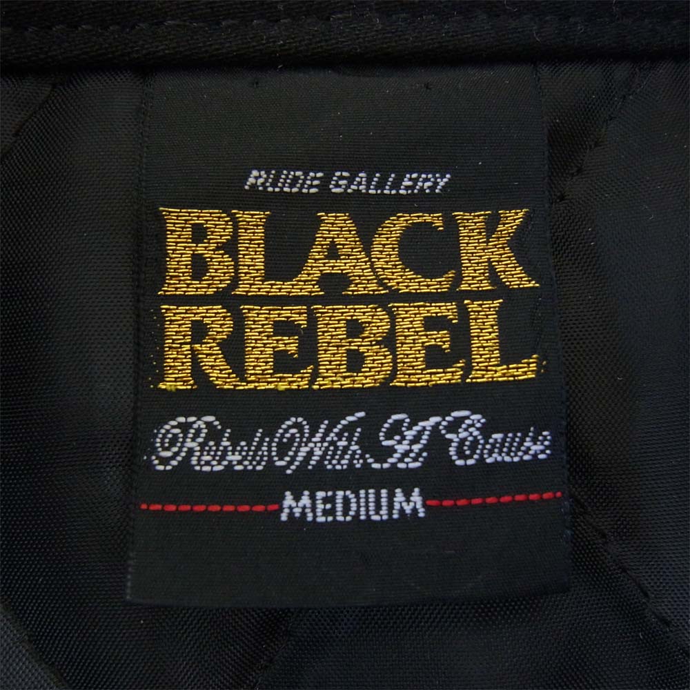 RUDE GALLERY ルードギャラリー BLACK REBEL ブラックレベル ミリタリー ジャケット ブラック系 M【中古】