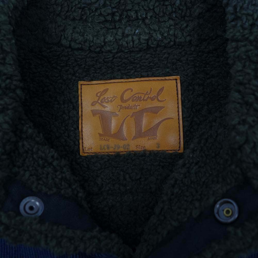 LOST CONTROL ロストコントロール 裏地ボア コーデュロイ ランチ ジャケット 3【中古】