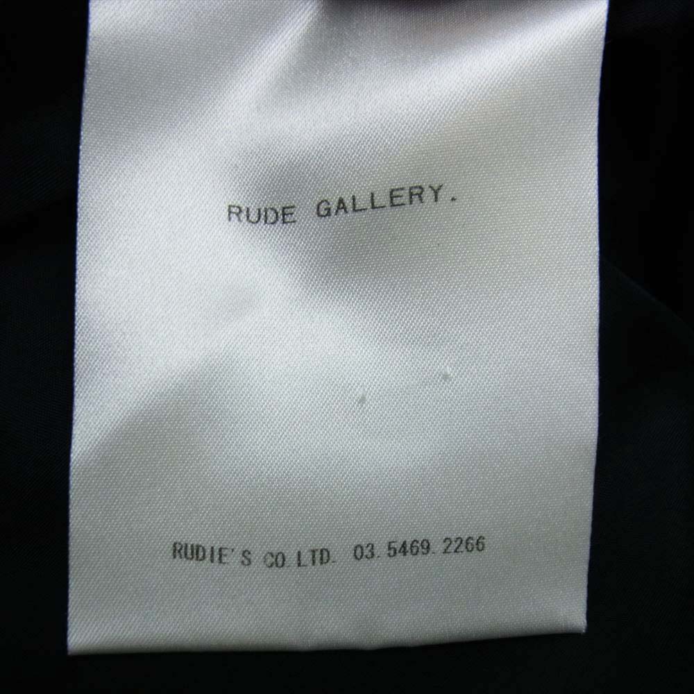 RUDE GALLERY ルードギャラリー 裏地キュプラ レザー切替 中綿 ジャケット 3【中古】