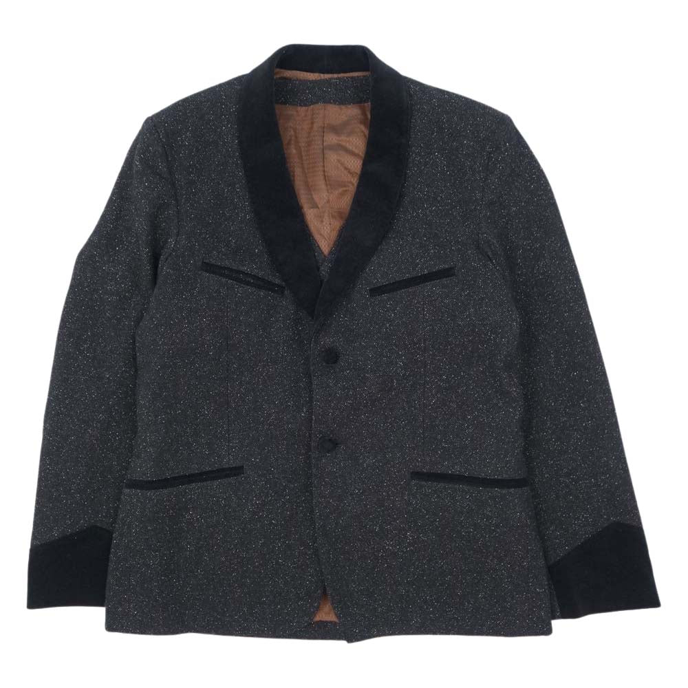 RUDE GALLERY ルードギャラリー 16AW BLACK REVEL ベルベット切替 ウール 3ピース セットアップ ベスト M【中古】