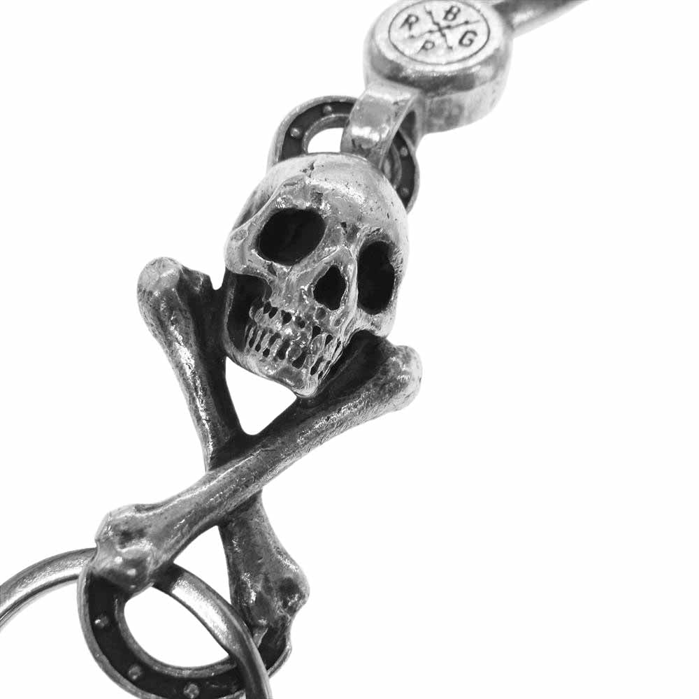 RUDE GALLERY ルードギャラリー BLACK REBEL スカル ボーン キー リング【中古】