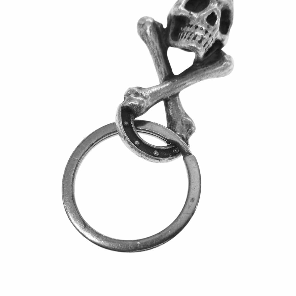 RUDE GALLERY ルードギャラリー BLACK REBEL スカル ボーン キー リング【中古】