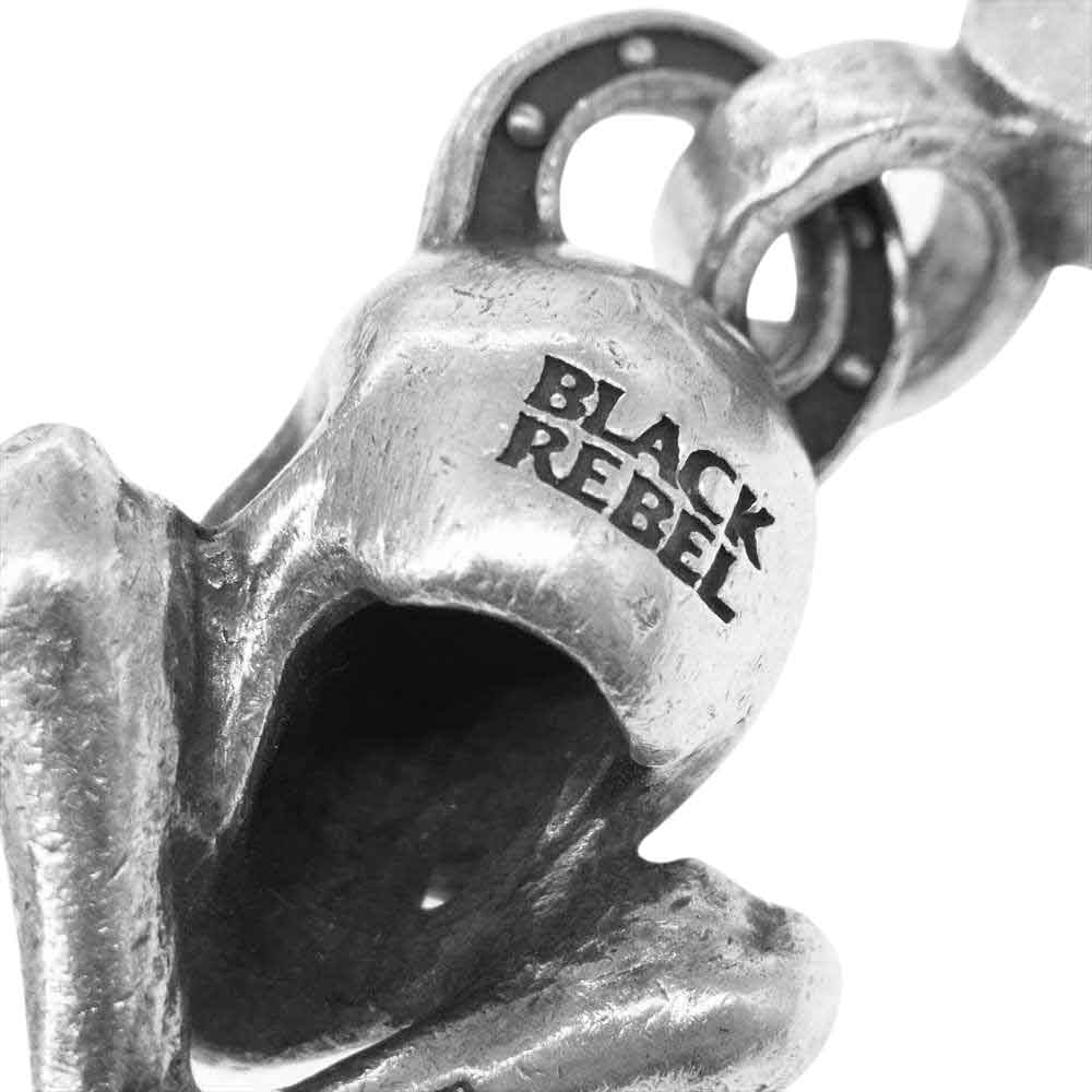 RUDE GALLERY ルードギャラリー BLACK REBEL スカル ボーン キー リング【中古】