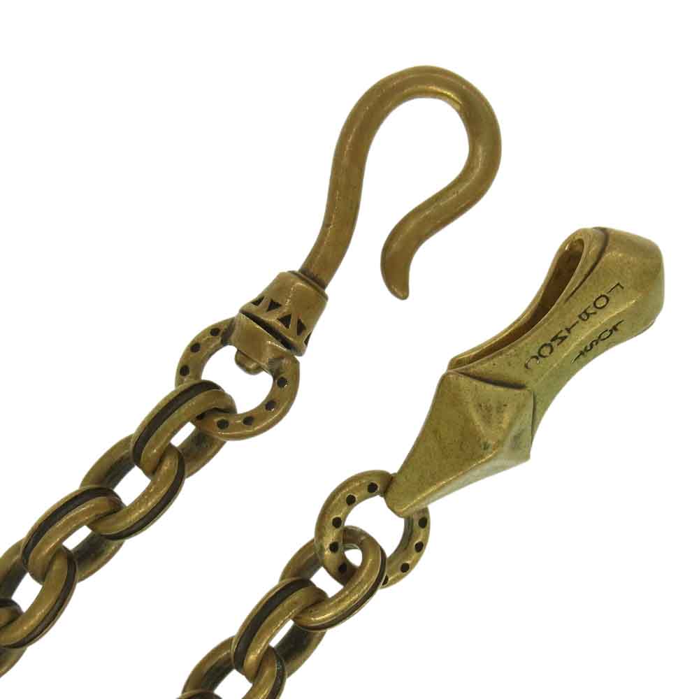 LOST CONTROL ロストコントロール × ARGENT Gleam BRASS TYPE-3 アージェントグリーム ブラス ウォレットチェーン【中古】