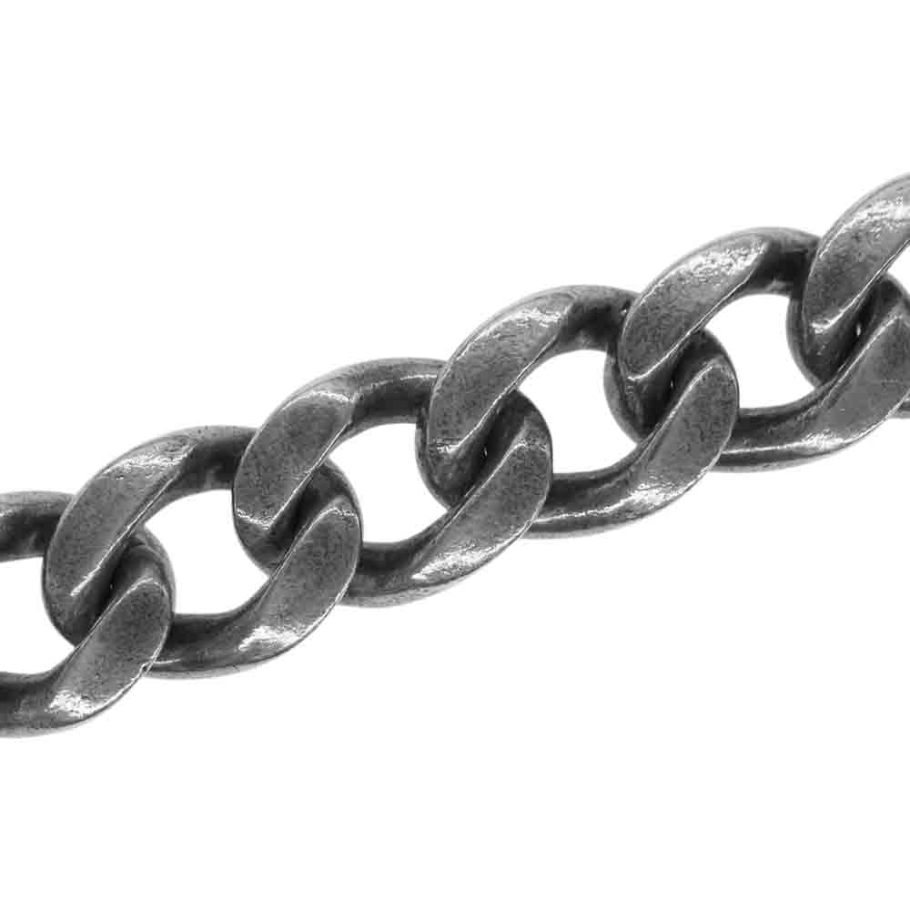 RUDE GALLERY ルードギャラリー × ARGENT GLEAM WALLET CHAIN TYPE-4 LONG アージェントグリーム スカル ウォレットチェーン【中古】