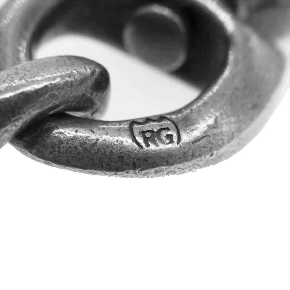 RUDE GALLERY ルードギャラリー × ARGENT GLEAM WALLET CHAIN TYPE-4 LONG アージェントグリーム スカル ウォレットチェーン【中古】