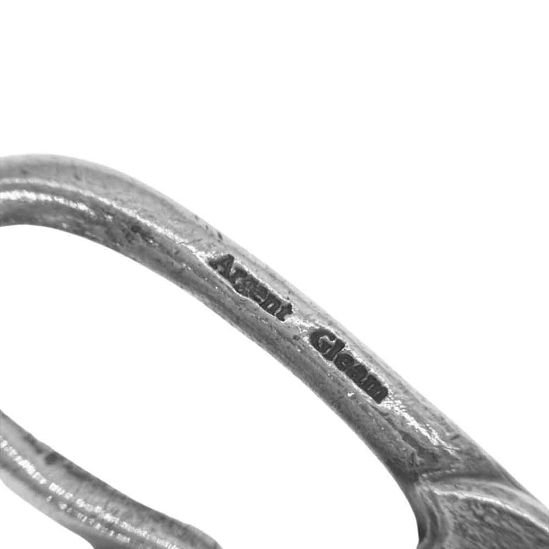 RUDE GALLERY ルードギャラリー × ARGENT GLEAM WALLET CHAIN TYPE-4 LONG アージェントグリーム スカル ウォレットチェーン【中古】