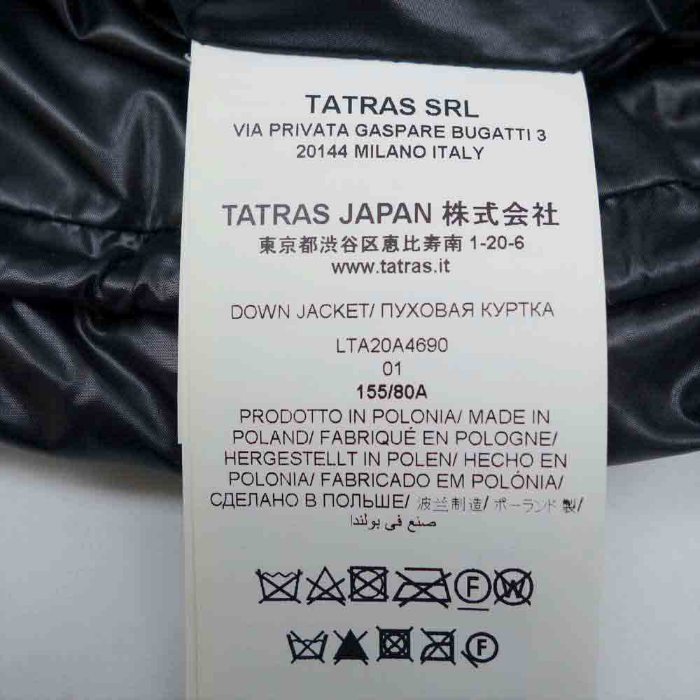 TATRAS タトラス LTA20A4690 国内正規品 DRENA 1 ドレーナ ダウン ジャケット ブラック系 01【中古】