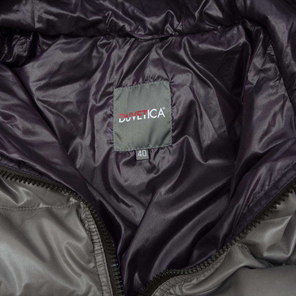 DUVETICA デュベティカ 国内正規品 ACE フード ダウン コート グレー系 40【中古】
