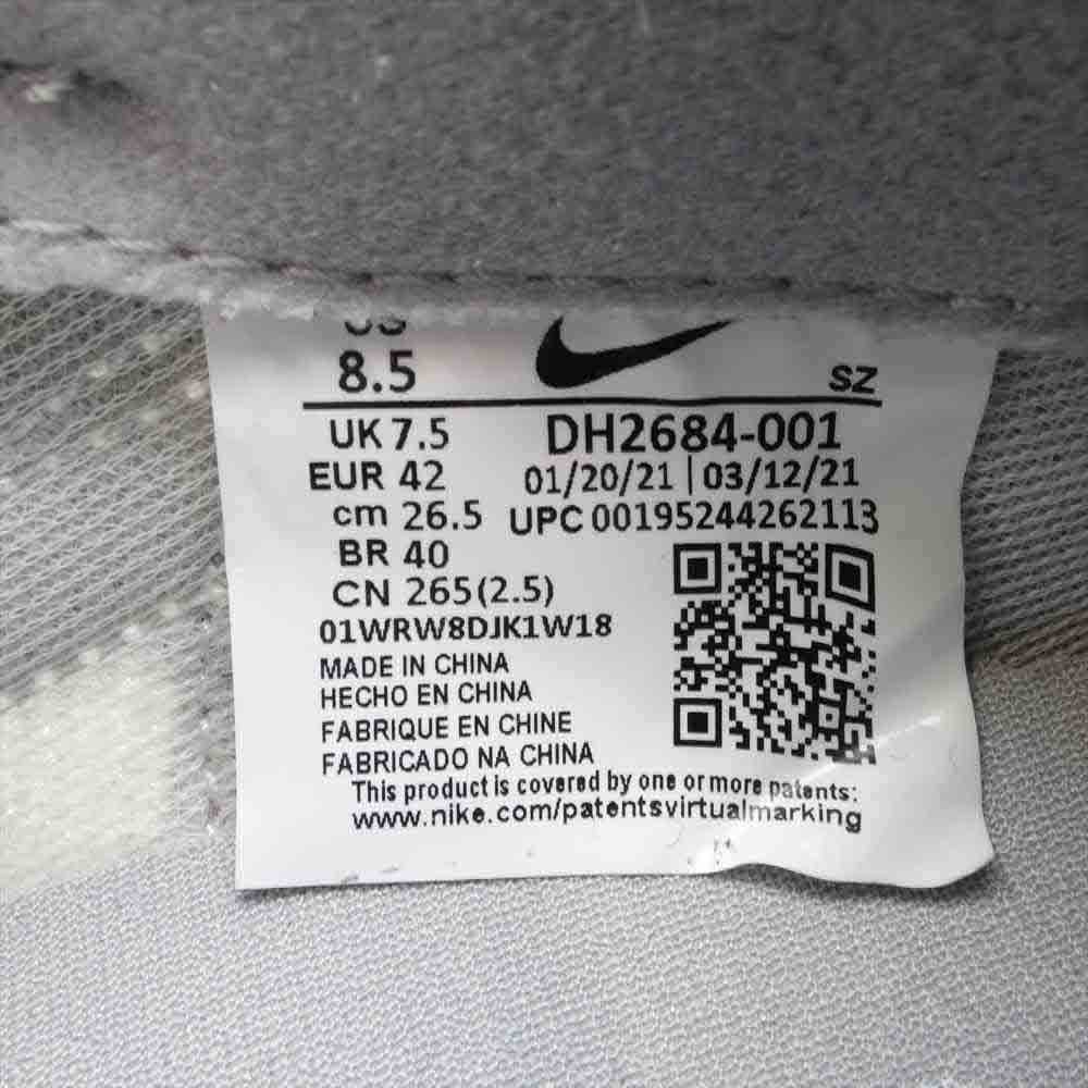 NIKE ナイキ 21-0309S Sacai サカイ FRAGMENT LD WAFFLE DH2684-001 ワッフル スニーカー グレー系 26.5cm【中古】