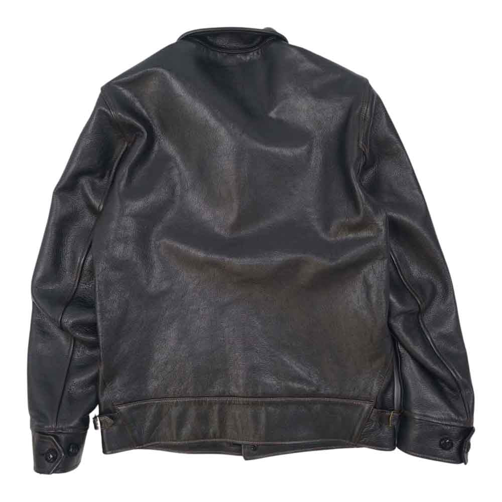 ウエストライド WATSONVILLE LEATHER COAT ワトソンビル レザー コート ブラック系 36【美品】【中古】