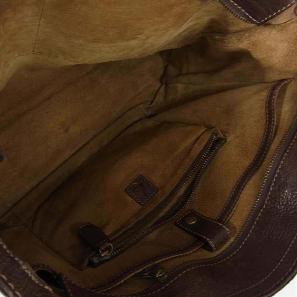 土屋鞄製造所 Tone OILNUME トーンオイルヌメ デイリートート レザー トート バッグ ブラウン系【中古】