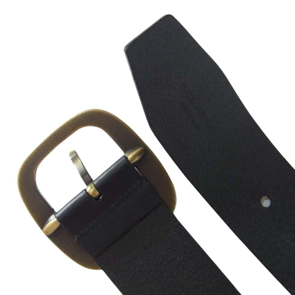 DOLCE&GABBANA ドルチェアンドガッバーナ スタッズ ロゴ レザー ベルト
