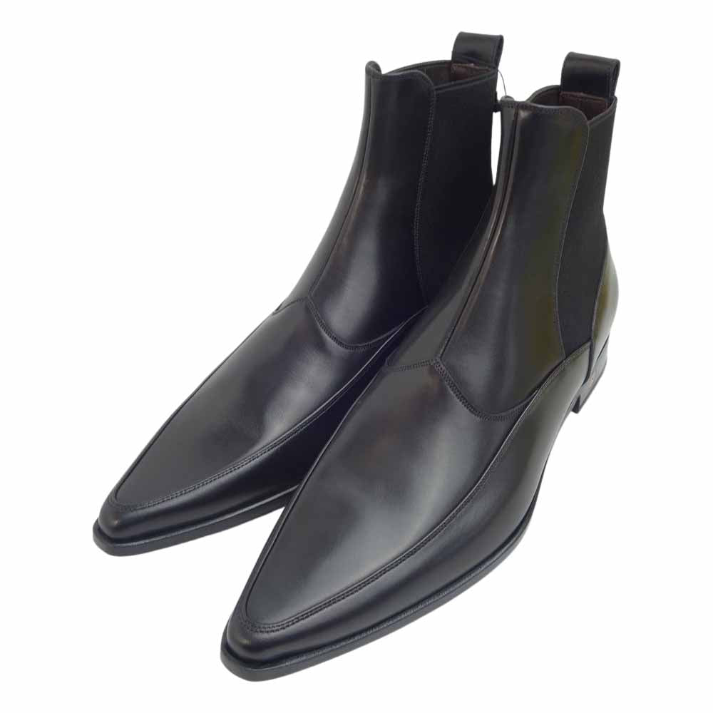 DOLCE&GABBANA ドルチェアンドガッバーナ CA1075 サイドゴア ブーツ ブラック系 6 1/2【極上美品】【中古】