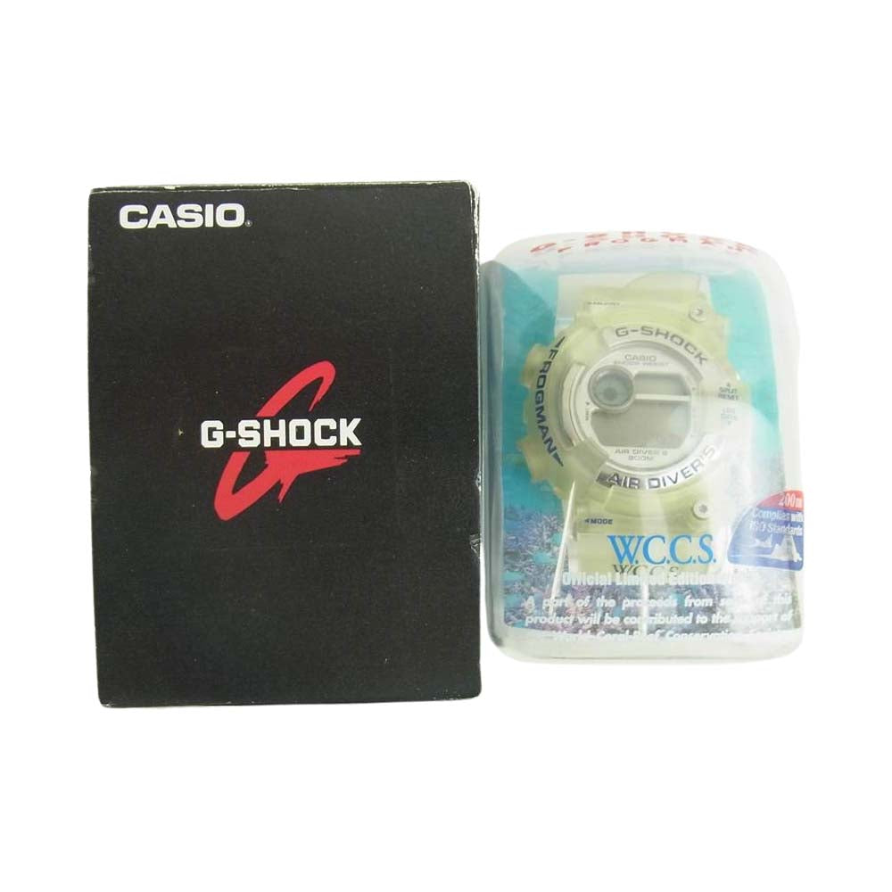 G-SHOCK ジーショック DW-8250WC-7BT FROGMAN フロッグマン グレイトパボーナ 不動品 クリア系【極上美品】【中古】