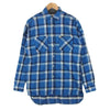 FEAR OF GOD フィアオブゴッド FOURTH COLLECTION チェック 長袖 シャツ ブルー系 S【中古】