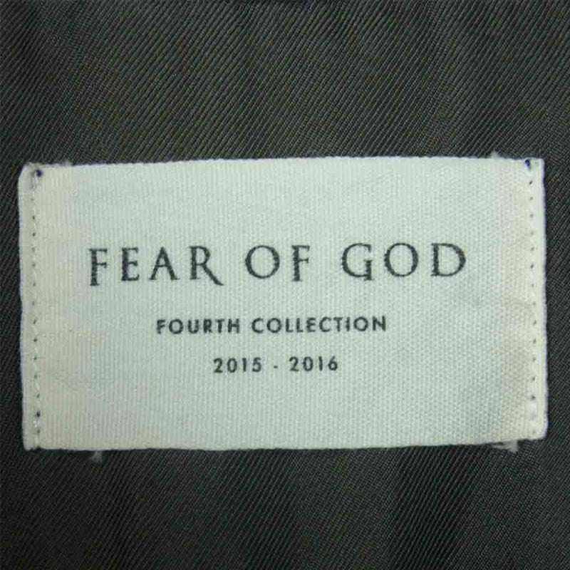FEAR OF GOD フィアオブゴッド FOURTH COLLECTION チェック 長袖 シャツ ブルー系 S【中古】
