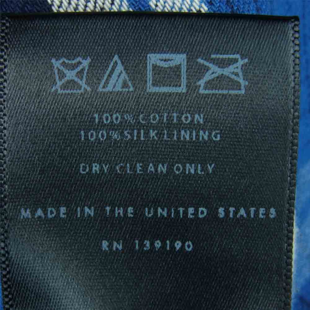 FEAR OF GOD フィアオブゴッド FOURTH COLLECTION チェック 長袖 シャツ ブルー系 S【中古】