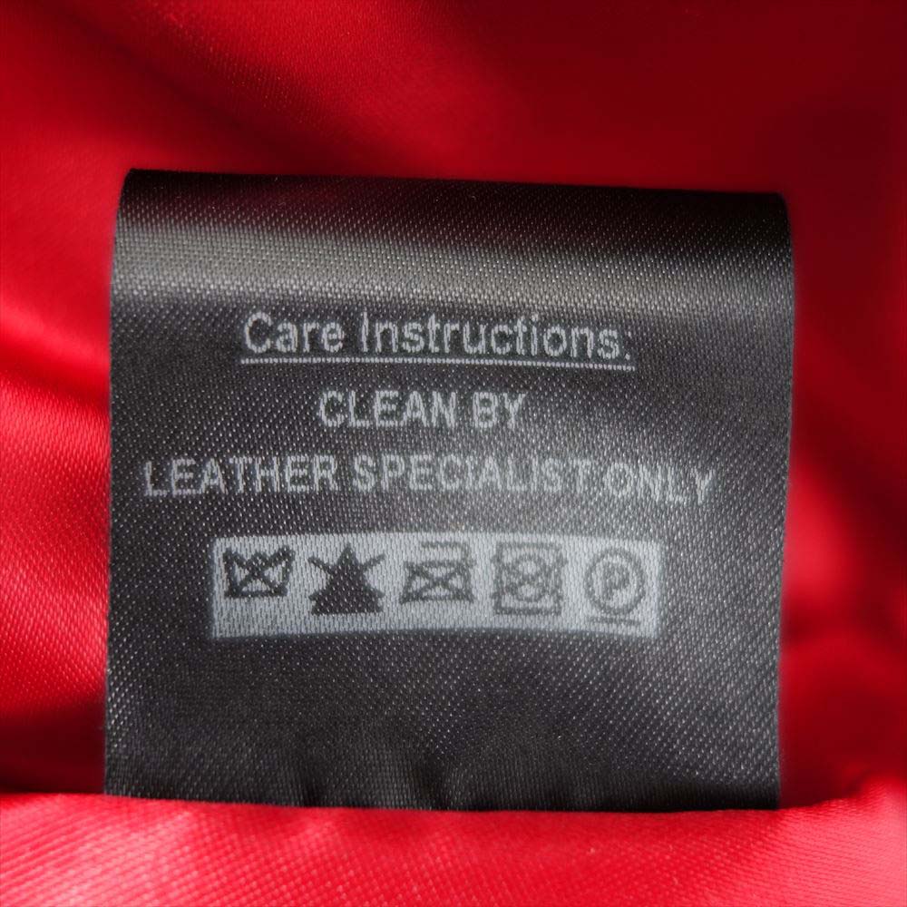 schott ショット 740C USA製 PEACOAT LEATHER PIPING ウール ピーコート レザーパイピング 40【中古】