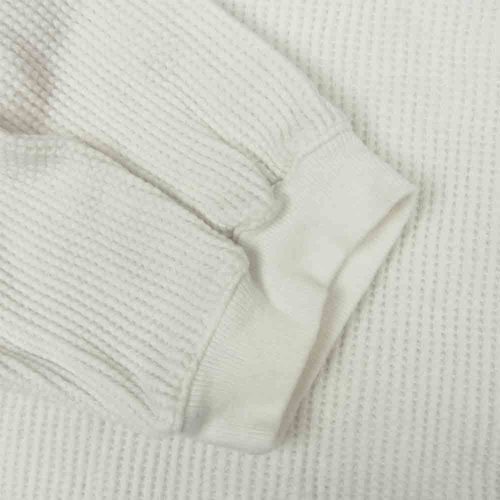 WTAPS ダブルタップス 20SS 201ATDT-CSM29 WAFFLE LS TEE COTTON コットン ワッフル 長袖シャツ ホワイト系 L【中古】