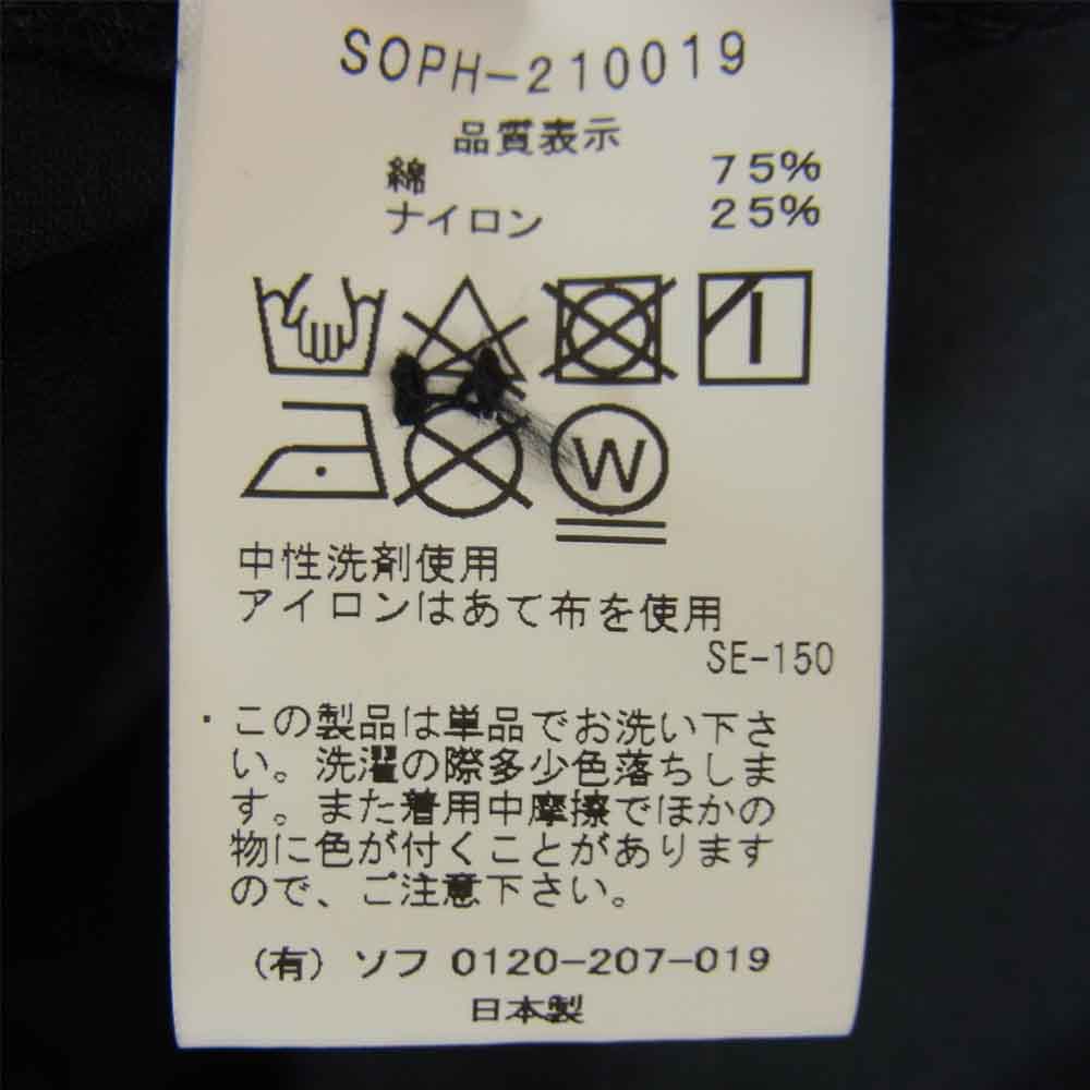 SOPH ソフ SOPH-210019 C/N LIGHT CANVAS WORK JACKET キャンバス ワーク ジャケット ブルゾン ブラック系 M【美品】【中古】