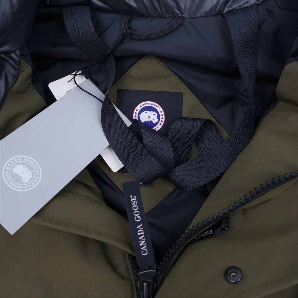 CANADA GOOSE カナダグース 3400M 国内正規品 サザビーリーグ SANFORD PARKA サンフォード パーカー カーキ系 XS【新古品】【未使用】【中古】