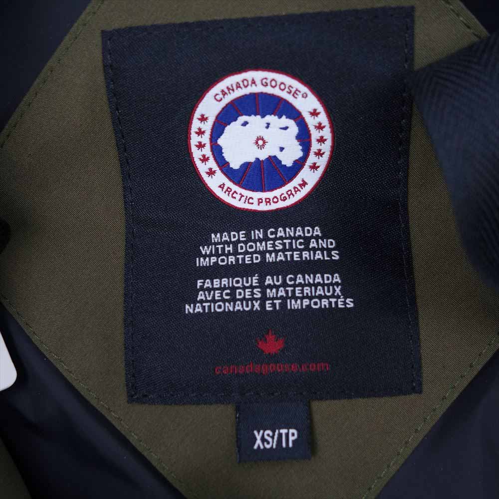 CANADA GOOSE カナダグース 3400M 国内正規品 サザビーリーグ SANFORD PARKA サンフォード パーカー カーキ系 XS【新古品】【未使用】【中古】