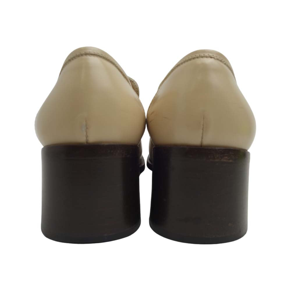 GUCCI グッチ ビット ローファー ベージュ系 36 1/2【中古】