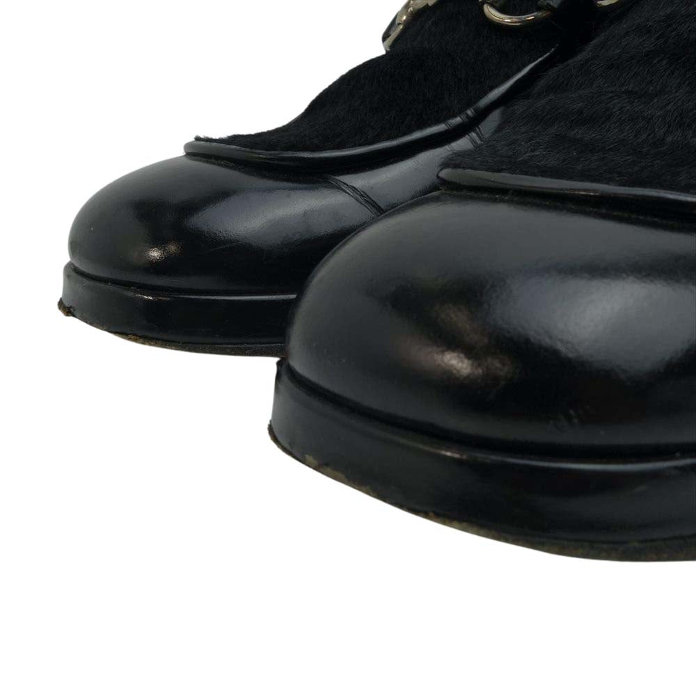 GUCCI グッチ ビット ローファー ブラック ブラック系 36【中古】