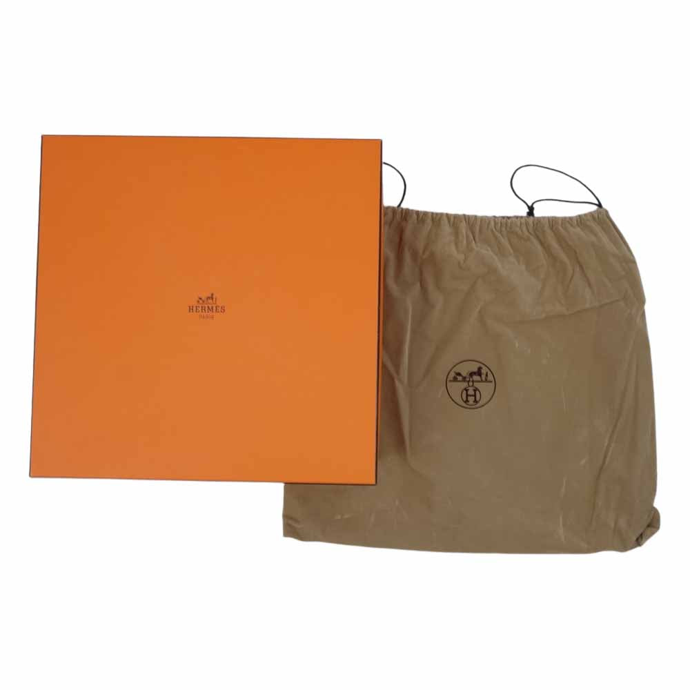 HERMES エルメス エールバッグ MM □D刻印 シルバー金具 ブラック系【中古】