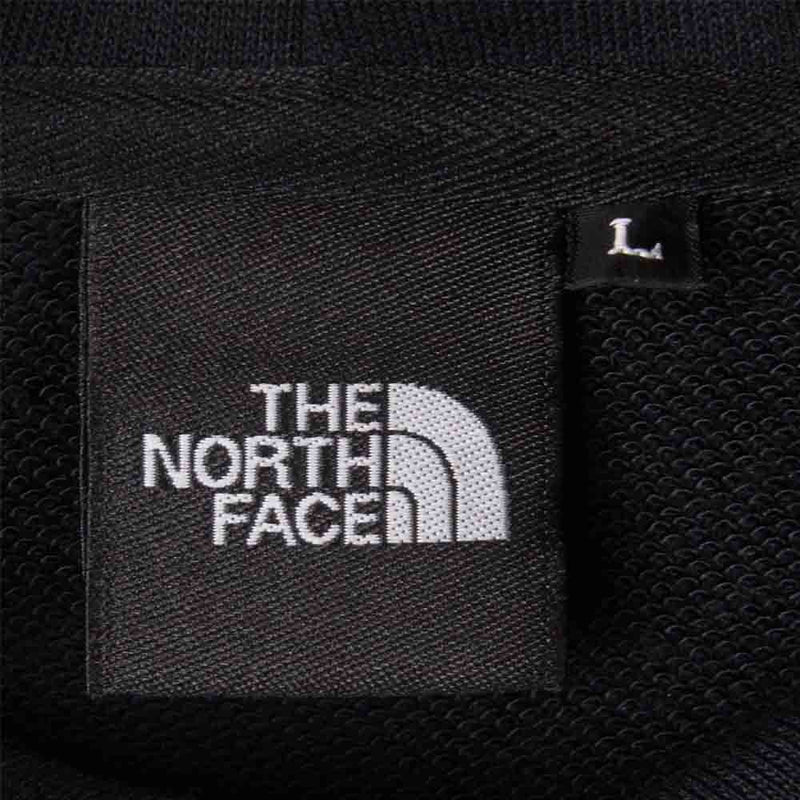 THE NORTH FACE ノースフェイス NT12141 国内正規品 Square Logo Hoodie スクエア ロゴ フーディー パーカー  ミャンマー製 ブラック系 L【中古】