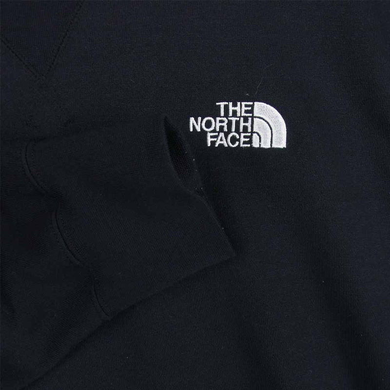 THE NORTH FACE ノースフェイス NT12141 国内正規品 Square Logo Hoodie スクエア ロゴ フーディー パーカー ミャンマー製 ブラック系 L【中古】