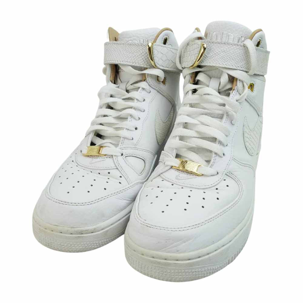 NIKE ナイキ AO1074-100 AIR FORCE 1 HI JUST DON エアフォース 1 ハイ ジャスト ドン ホワイト系 28cm【中古】
