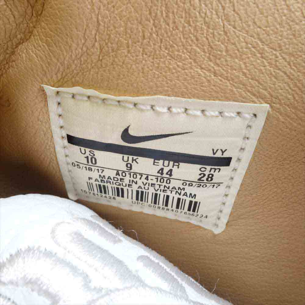 NIKE ナイキ AO1074-100 AIR FORCE 1 HI JUST DON エアフォース 1 ハイ ジャスト ドン ホワイト系 28cm【中古】