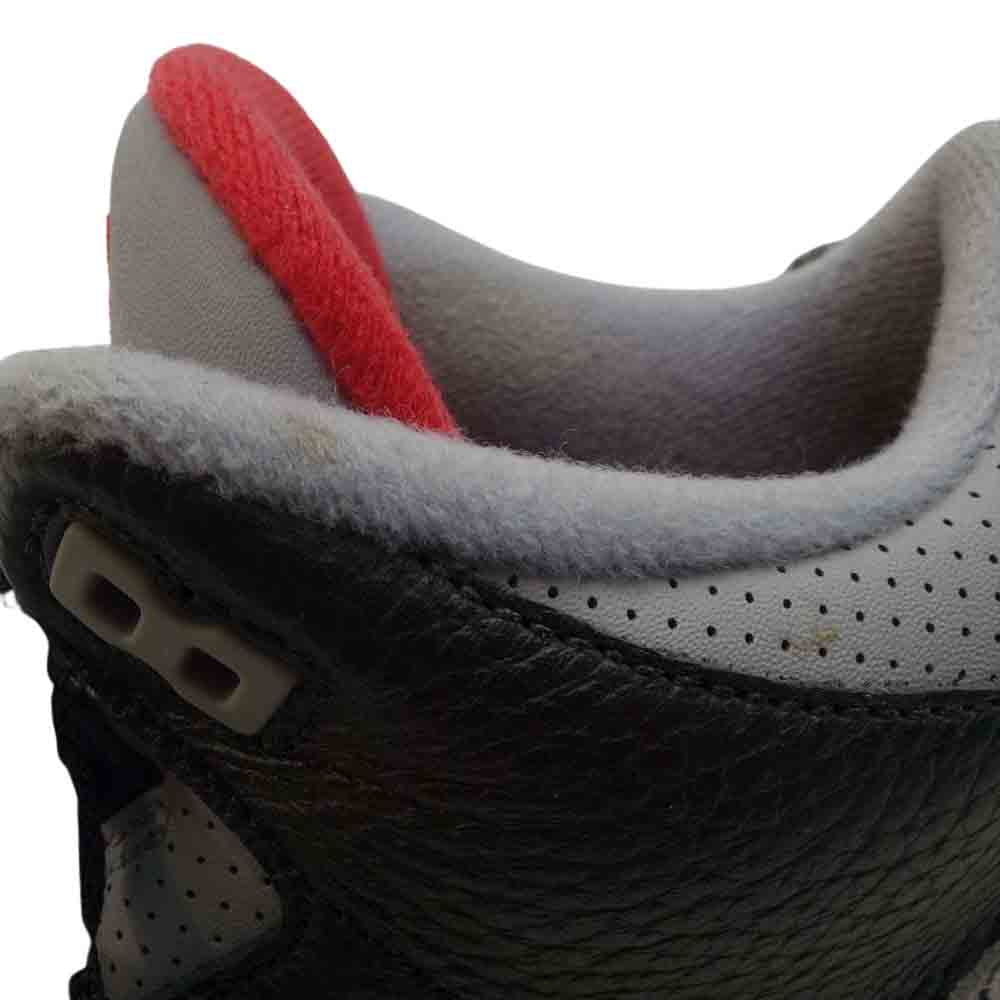 NIKE ナイキ 854262-001 AIR JORDAN 3 RETRO OG BLACK CEMENT エア ジョーダン 3 レトロ OG 28cm【中古】
